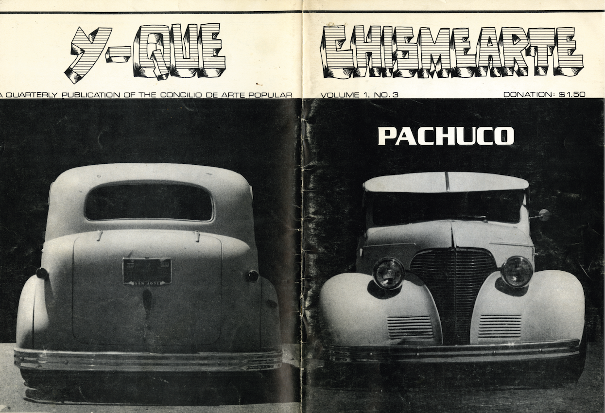 ChismeArte magazine cover, Pachuco